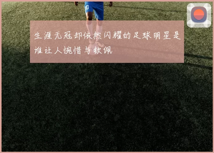 生涯无冠却依然闪耀的足球明星是谁让人惋惜与钦佩