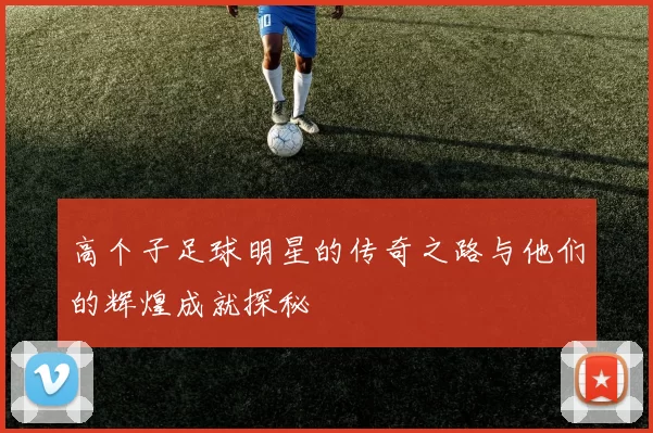 高个子足球明星的传奇之路与他们的辉煌成就探秘