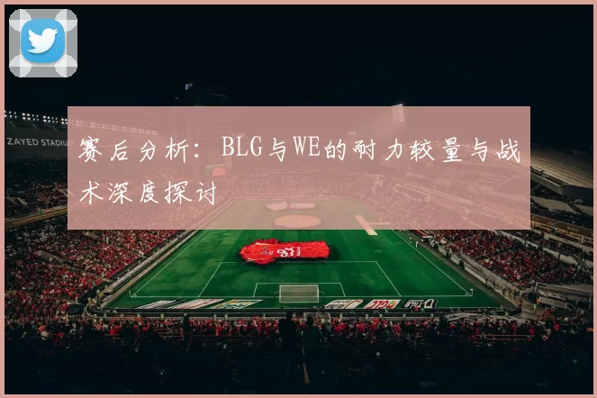 赛后分析：BLG与WE的耐力较量与战术深度探讨